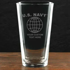 US Navy 'Pick Your Rate' Personalized 16 oz. Pint Glass