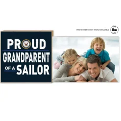U.S. Navy Proud Grandparent Floating Picture Frame