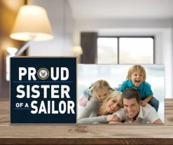U.S. Navy Proud Sister Floating Picture Frame