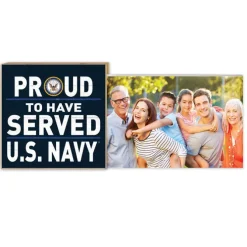 U.S. Navy Proud To Have Served Floating Picture Frame