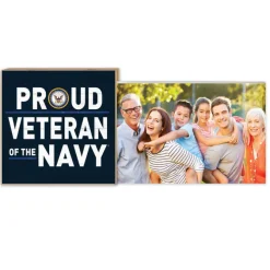U.S. Navy Proud Veteran Floating Picture Frame