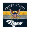 U.S. Navy Retro Color 10 x 10 inch Wood Sign