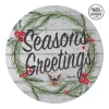 U.S. Navy Seasons Greetings 20 x 20 inch Indoor/Outdoor PVC Sign - Made In The USA