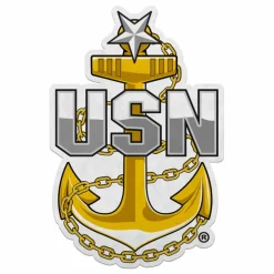 U.S. Navy Senior Chief Petty Officer Die-Cut Pennant by 7.62 Design - Made in the USA