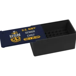 U.S. Navy Senior Chief Petty Officer 3D Printed Storage Boxes - USA Made - Officially Licensed