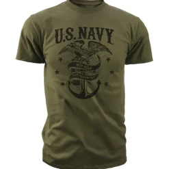 US Navy T-Shirts - Mens US Navy Not Self But Country - Navy T-Shirt