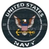 U.S. Navy Weathered Logo 20 x 20 inch Wood Sign- Made In The USA