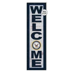 U.S. Navy Welcome 10 x 35 inch Indoor Outdoor Sign