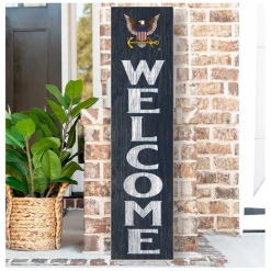 U.S. Navy Welcome 11 x 46 inch Leaner Sign