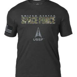 U.S. Space Force Camo Text 7.62 Design Battlespace Men's T-Shirt