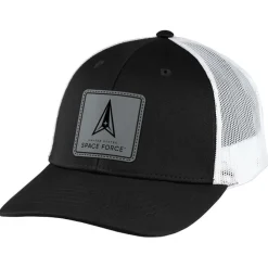 U.S. Space Force Logo Patch Trucker Hat by 7.62 Design
