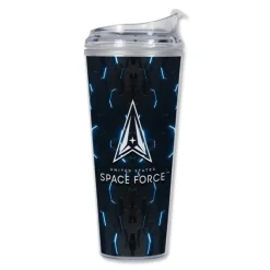 U.S. Space Force Logo Plastic Tumbler by 7.62 Design