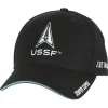 US Space Force Logo Twill Hat - Black