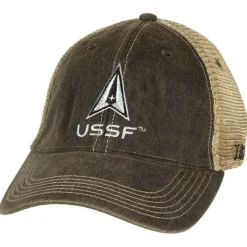 US Space Force Logo Vintage Trucker Hat