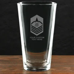 US Space Force 'Pick Your Design' Personalized 16 oz. Pint Glass
