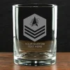 US Space Force 'Pick Your Design' Double Old Fashioned Glass