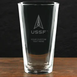 US Space Force 'Pick Your Design' Personalized 16 oz. Pint Glass