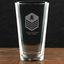 US Space Force 'Pick Your Design' Personalized 16 oz. Pint Glass