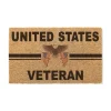U.S. Veteran 18 x 30 inch Coir Doormat - Made In The USA