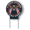 U.S. Veteran 20 x 20 inch Yard Sign - Made In The USA