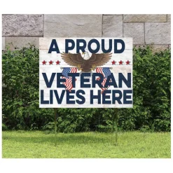U.S. Veteran Lives Here 18 x 24 inch Lawn Sign