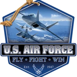 USAF Air Power Badge 20 x 20 inch Sign