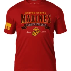 USMC ' Arched Semper Fi' 7.62 Design Battlespace Men's T-Shirt
