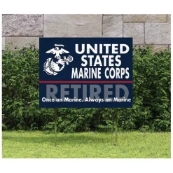 USMC Always A Marine 18 x 24 inch Lawn Sign