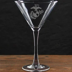 USMC 'Build Your Glass' 10 oz. Martini Glass