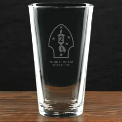 USMC 'Build Your Glass' Personalized 16 oz. Pint Glass