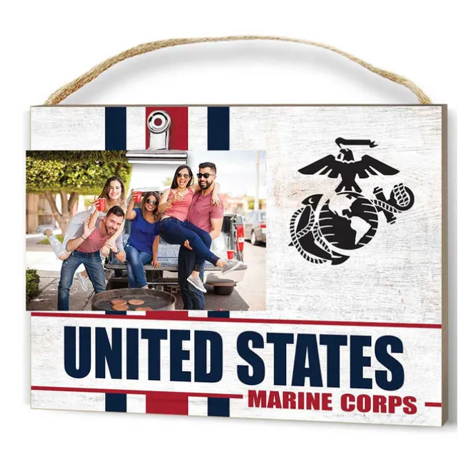 USMC Classic Stripe Clip Picture Frame