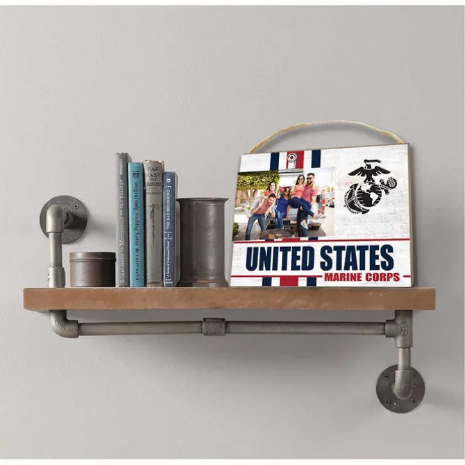 USMC Classic Stripe Clip Picture Frame