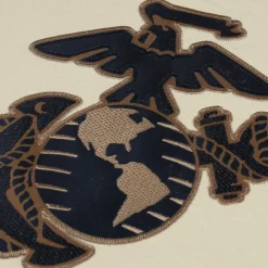 USMC EGA Applique Sand Unisex Hoodie