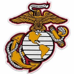 USMC EGA Die-Cut Pennant by 7.62 Design - Made in the USA
