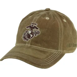 USMC 'EGA' Waxed Cotton Baseball Cap