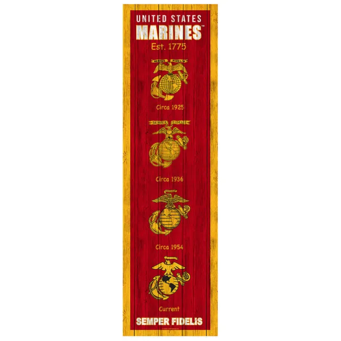 USMC Heritage 10 x 35 inch Indoor Outdoor Sign