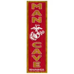 USMC Man Cave 10 x 35 inch Sign