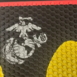 USMC MCRD Footprints 18.75" x 29.25" Rubber Floor Mat