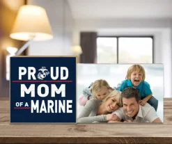 USMC Proud Mom Floating Picture Frame