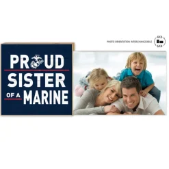 USMC Proud Sister Floating Picture Frame