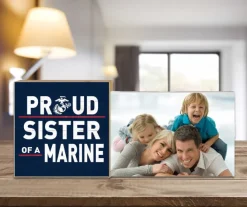 USMC Proud Sister Floating Picture Frame
