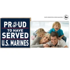 USMC Proud To Have Served Floating Picture Frame