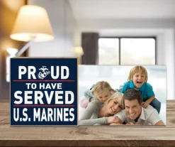 USMC Proud To Have Served Floating Picture Frame