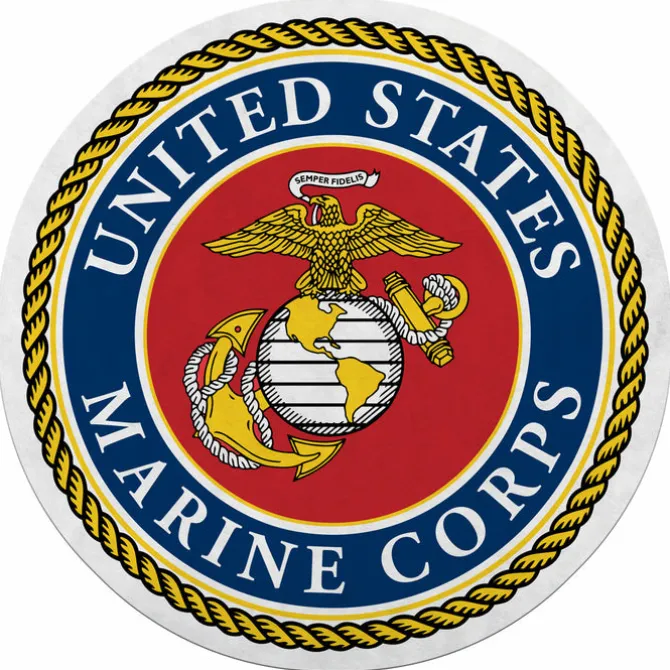 USMC Seal Die-Cut Pennant by 7.62 Design - Made in the USA