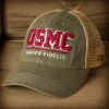 USMC 'Semper Fidelis' Vintage Trucker Hat - Grey