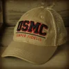 USMC 'Semper Fidelis' Vintage Trucker Hat - Khaki