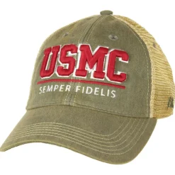 USMC 'Semper Fidelis' Vintage Trucker Hat - Grey