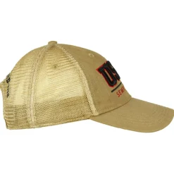 USMC 'Semper Fidelis' Vintage Trucker Hat - Khaki