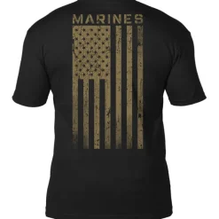 USMC Tactical Flag 7.62 Design Men's Marines T-Shirt