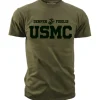 USMC T-Shirt - United States Marines Basic P/T Shirt - Men's Marine Corps Shirt